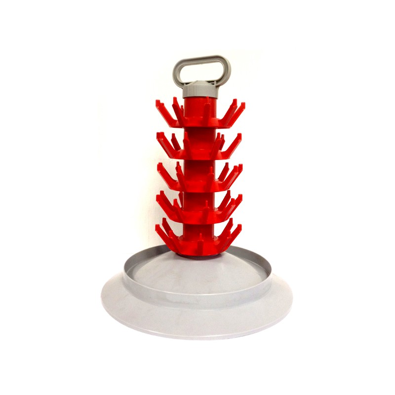 Сушилка для бутылок на 45 шт с рукояткой