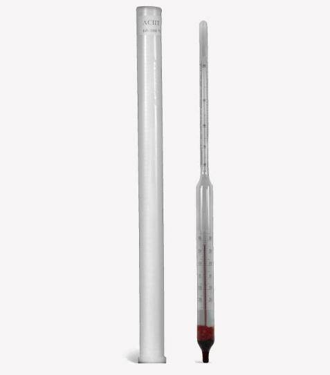 Спиртомер с термометром 60-100